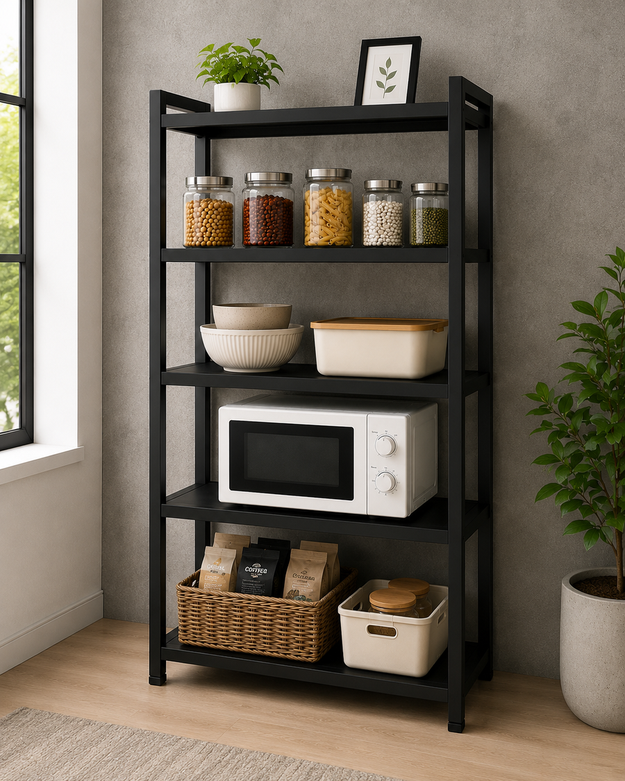 5-Tier Kitchen Counter Shelf & Microwave Stand