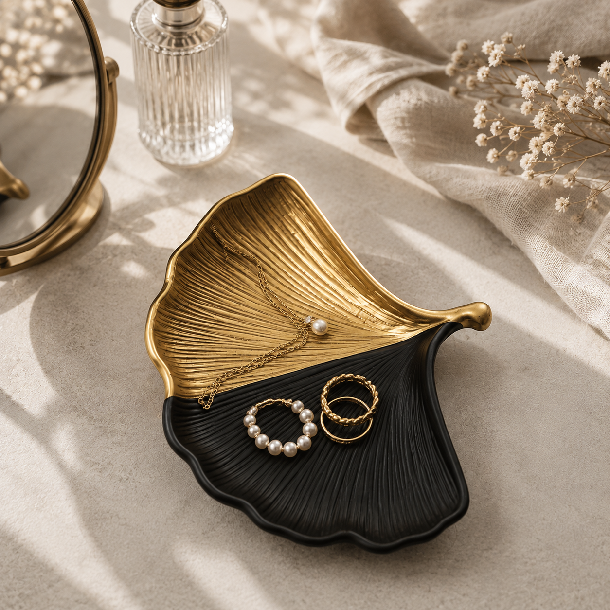 Leaf Jewelry Tray