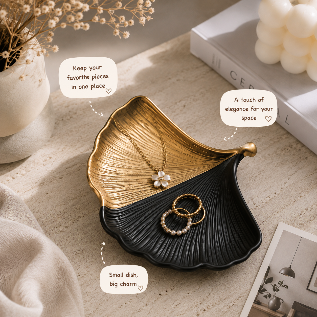 Leaf Jewelry Tray