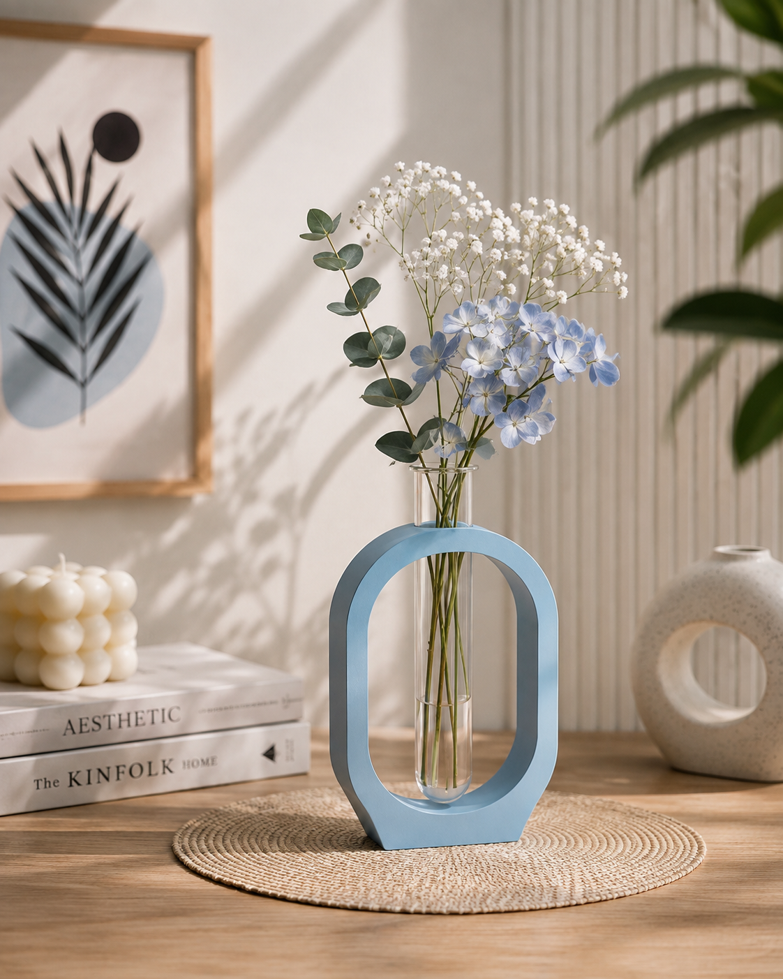 Tube Vase Flower Holder