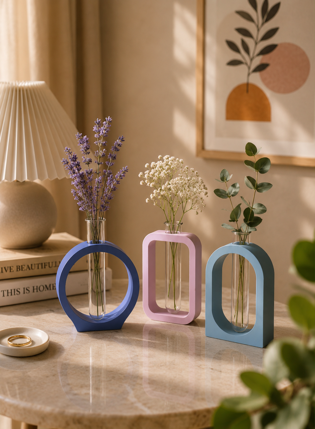 Tube Vase Flower Holder