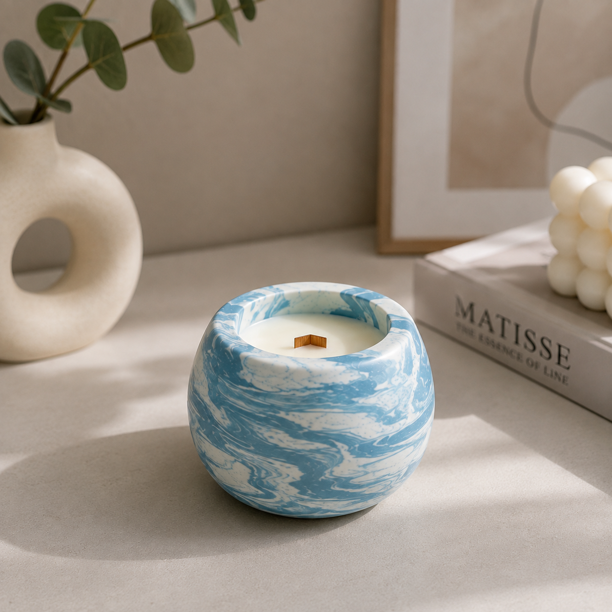 Marbled Scented Candle