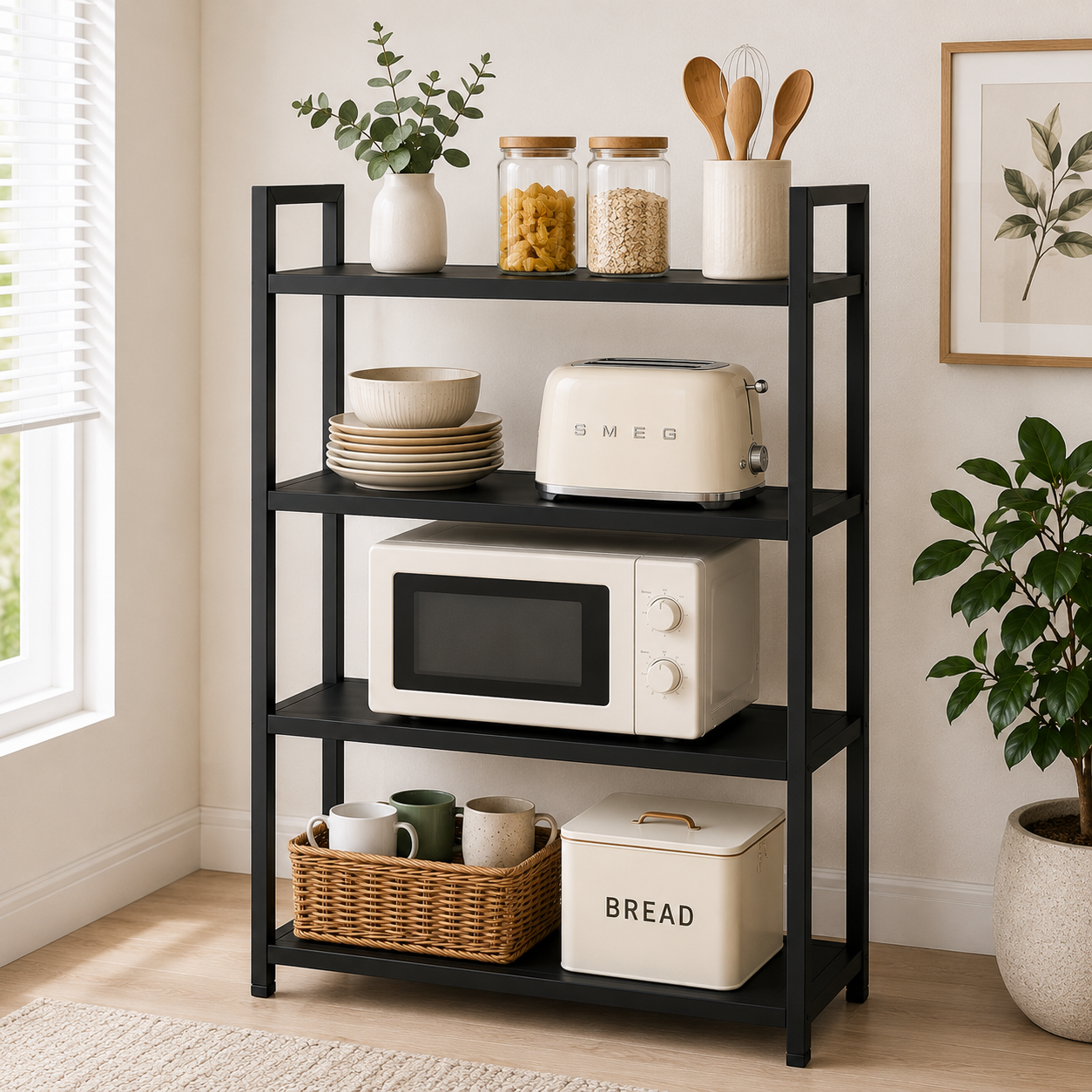 4-Tier Kitchen Storage Rack