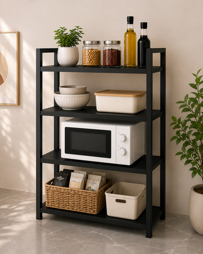 5-Tier Kitchen Counter Shelf & Microwave Stand