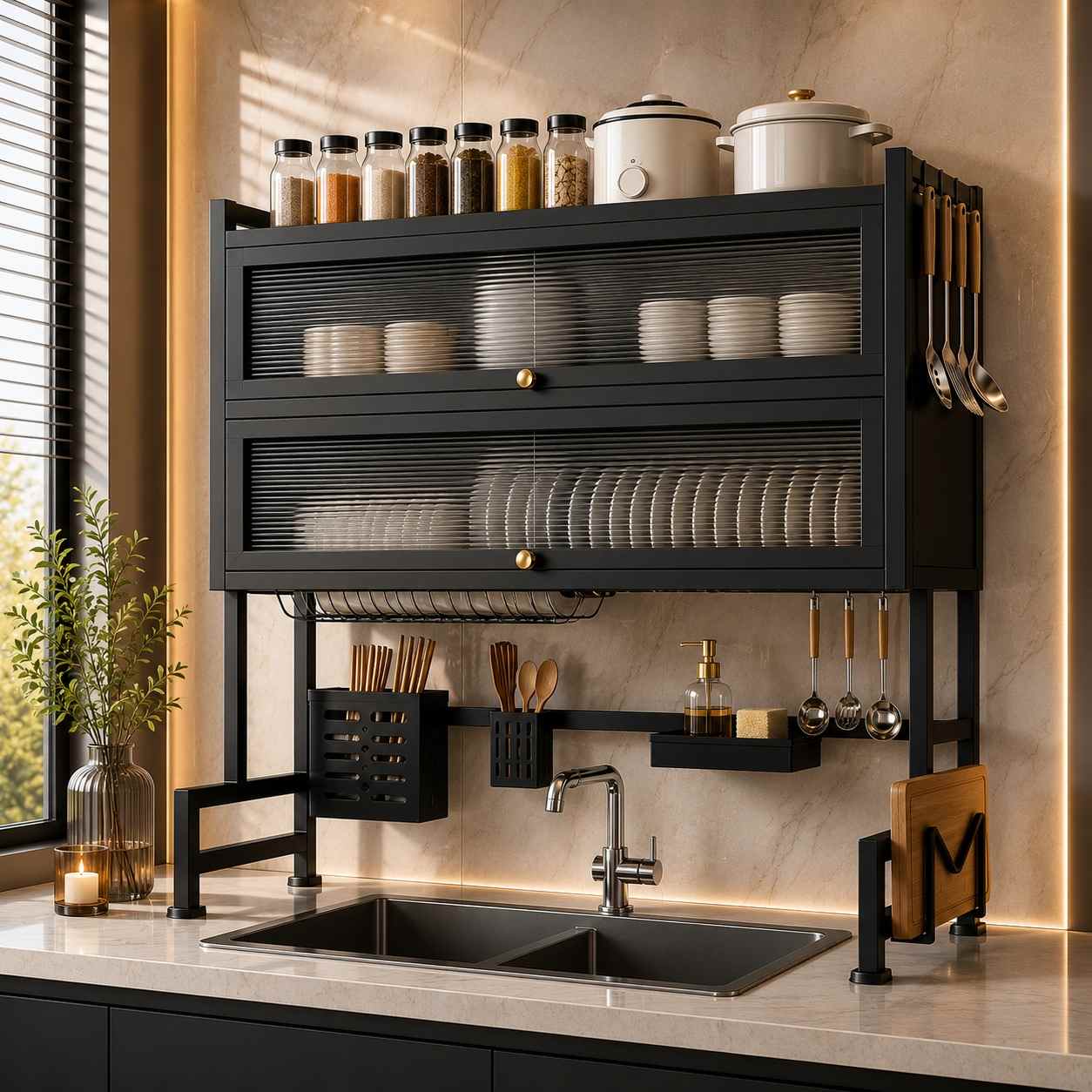2-Tier Sink Rack