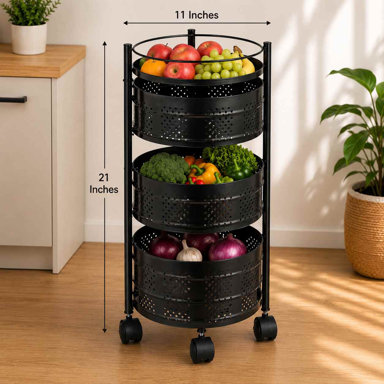 3 Tier Vegetable Rack