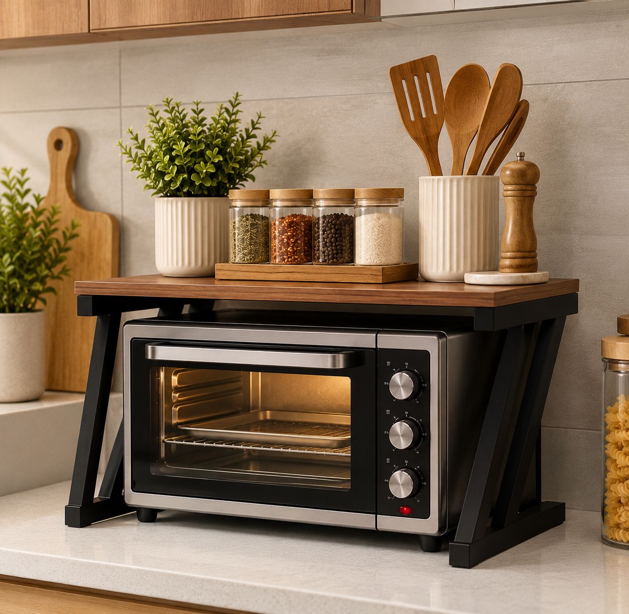 Microwave & Oven Stand