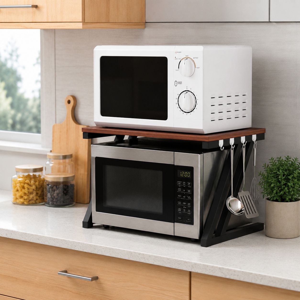 Microwave & Oven Stand