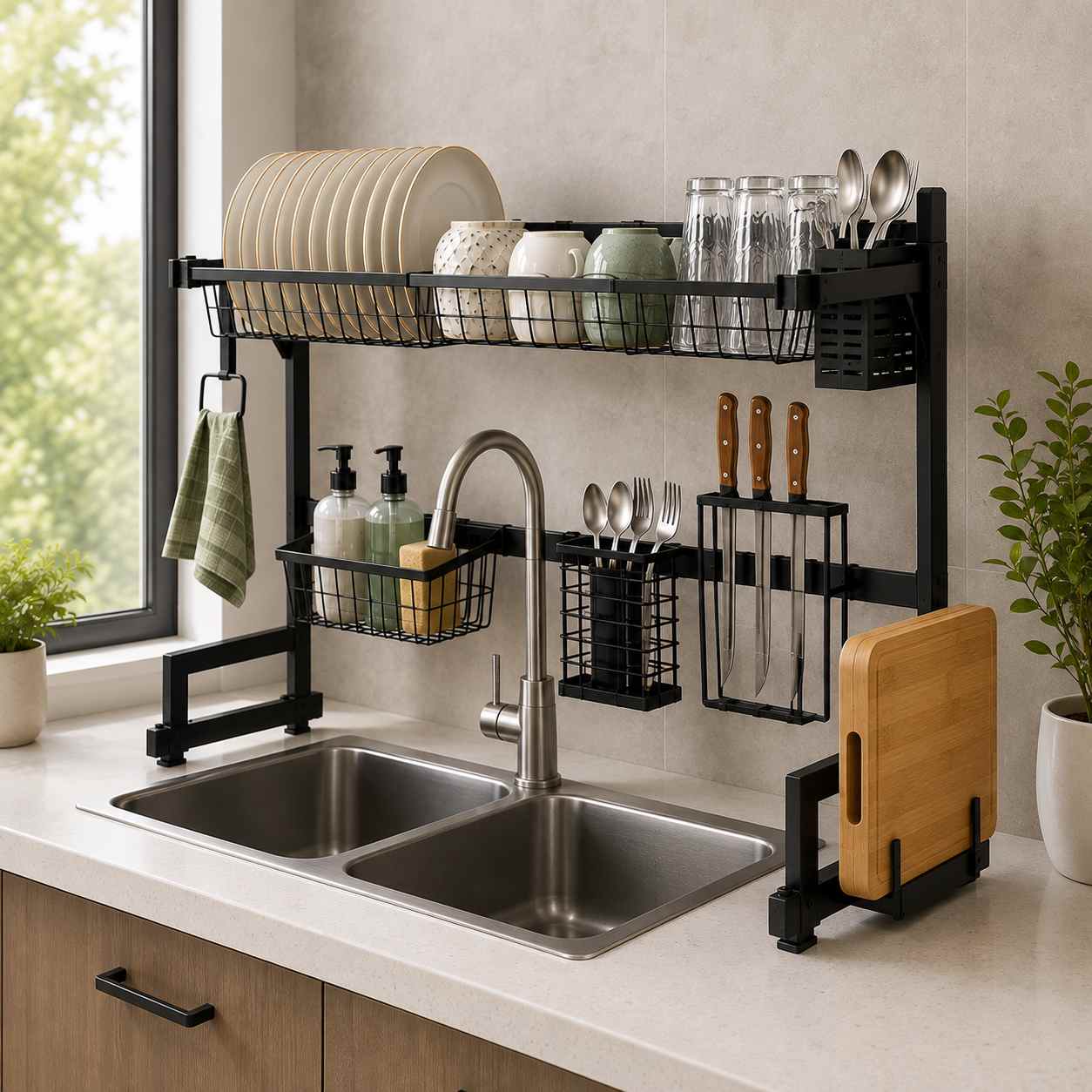 Over Sink Kitchen Rack