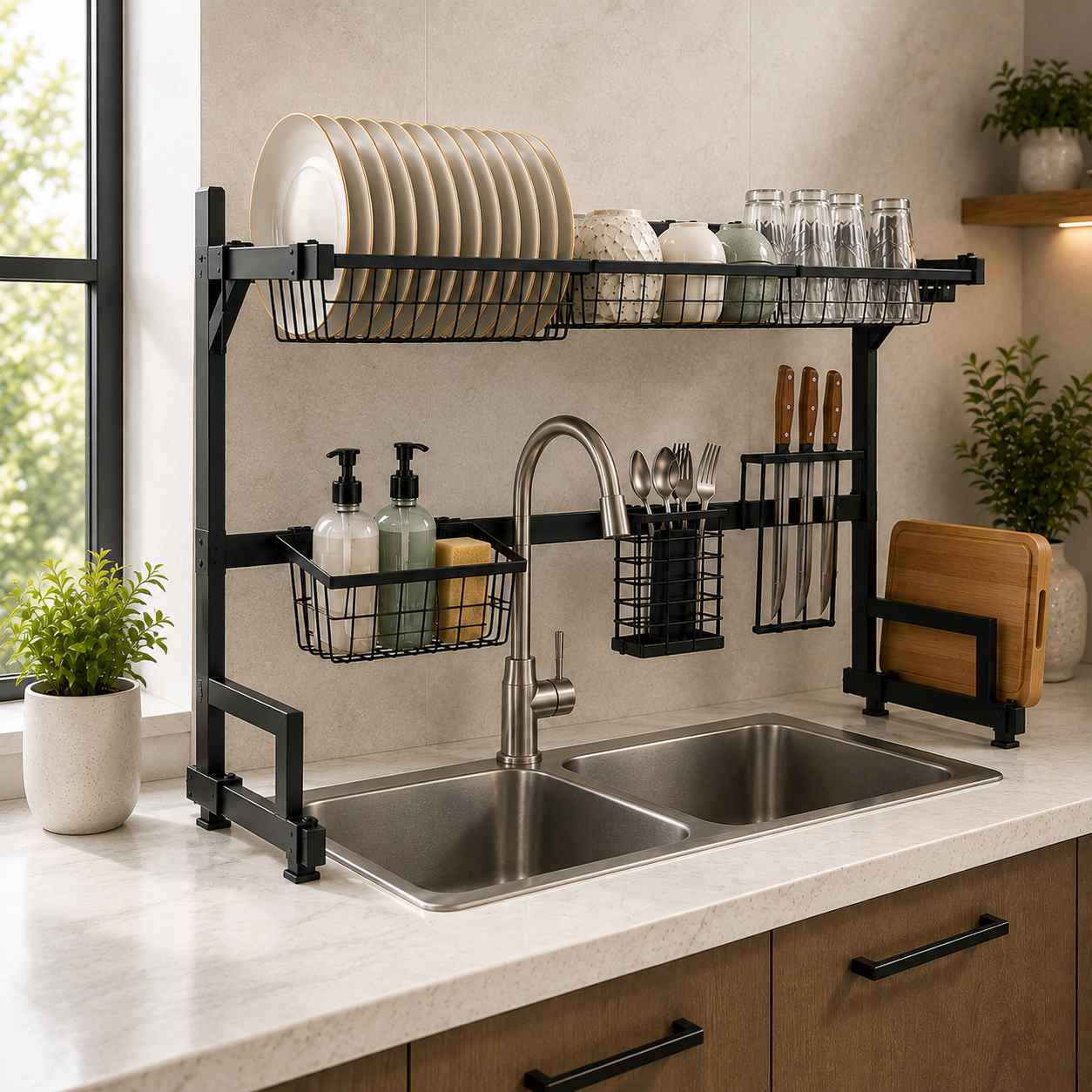 Over Sink Kitchen Rack