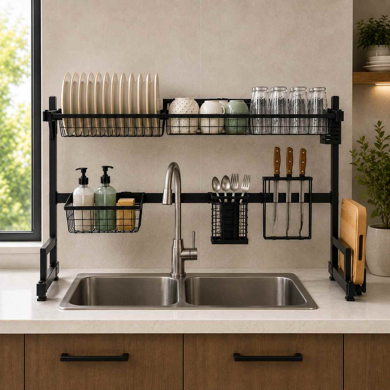 Over Sink Kitchen Rack